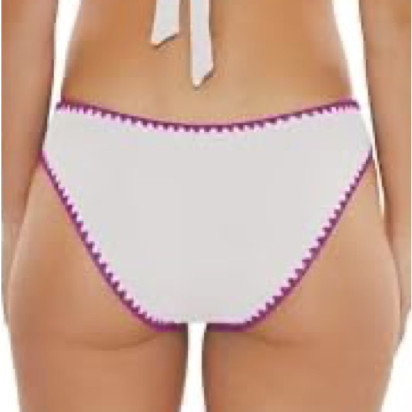 LUCKY BRAND Marbella Hipster Bikini swim Bottom w stitch detailing size XS NWT - Picture 6 of 9